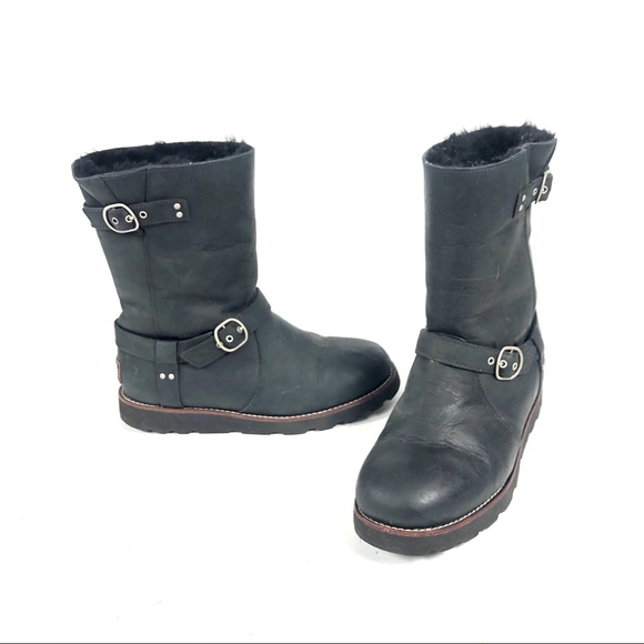 UGG | Shoes | Ugg Black Noira Leather 